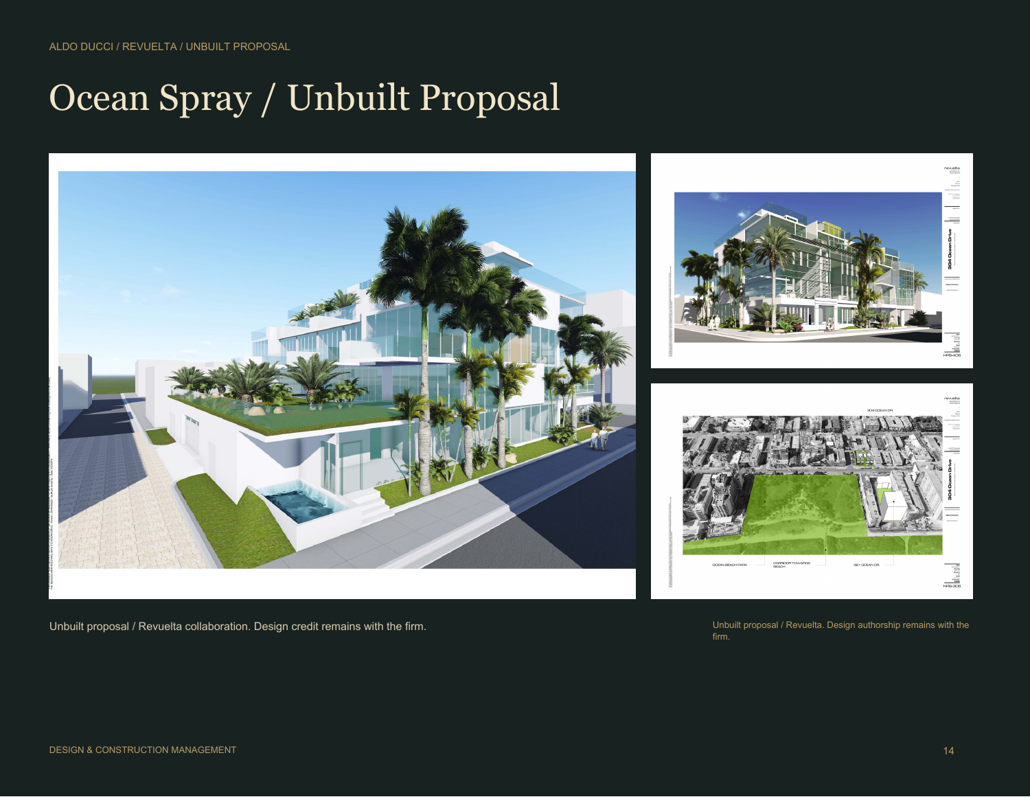 Ocean Spray / Unbuilt Proposal / Revuelta / Unbuilt proposal